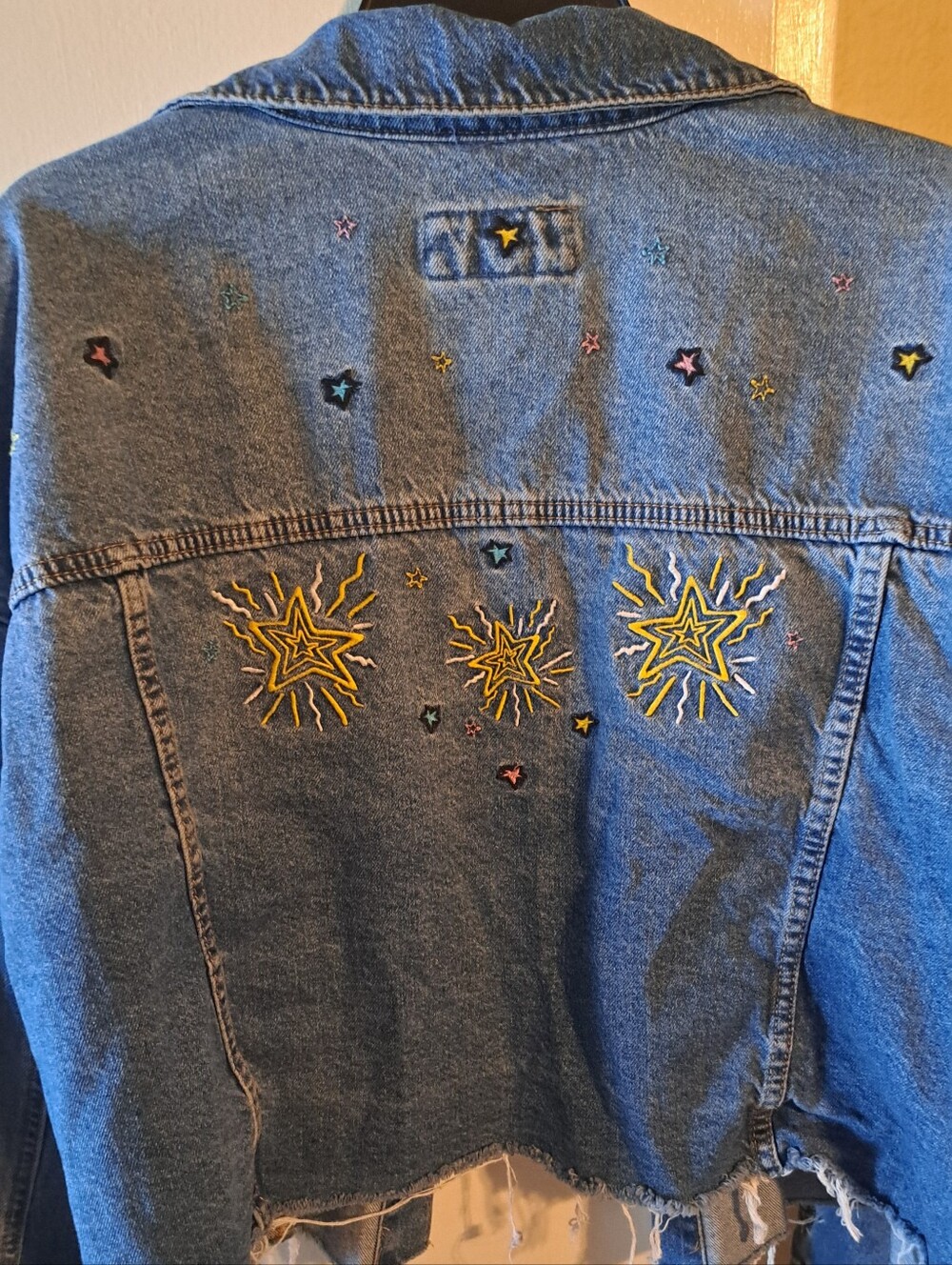 ✨ Forever 21 Embroidered Denim Jacket 3X NWOT - Picture 3 of 8